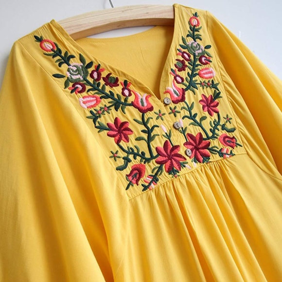 🆕 Boho Mini Tunic Dress - Picture 4 of 6